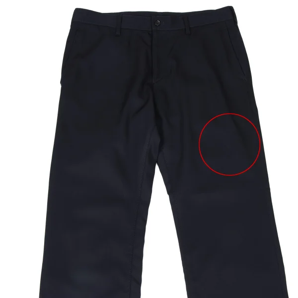 コムデギャルソン オムCOMME des GARCONS HOMME ウールギャバステッチデザインパンツ 紺S K-165066_002