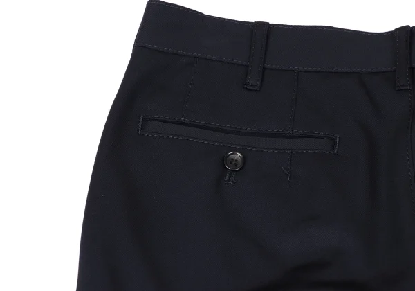 コムデギャルソン オムCOMME des GARCONS HOMME ウールギャバステッチデザインパンツ 紺S K-165066_010