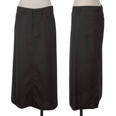 tricot COMME des GARCONS Wool Poly Slit Skirt