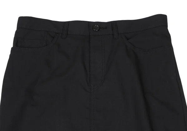 tricot COMME des GARCONS Wool Poly Slit Skirt K-165068_004