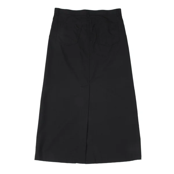 tricot COMME des GARCONS Wool Poly Slit Skirt K-165068_010