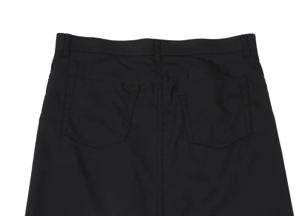 tricot COMME des GARCONS Wool Poly Slit Skirt K-165068_011