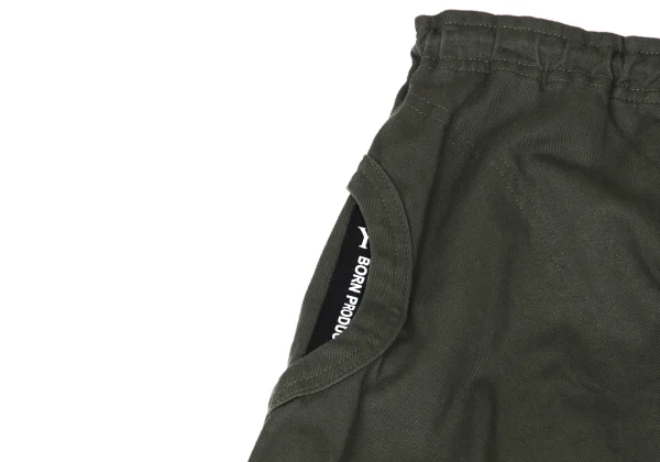 Y's Cotton Asymmetry  Dropped Crotch Pants K-165075_005