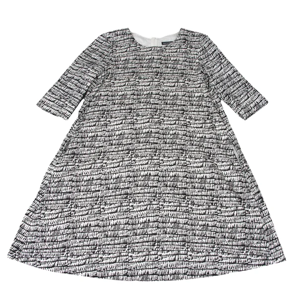 marimekko Printed 3/4 Sleeves Cotton Dress K-165077_002