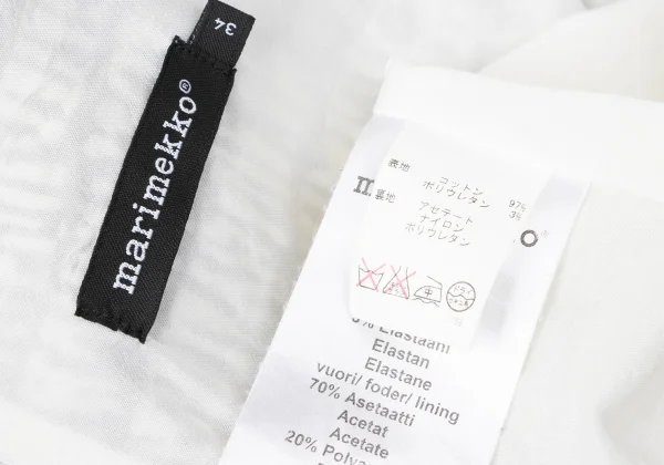 marimekko Printed 3/4 Sleeves Cotton Dress K-165077_017