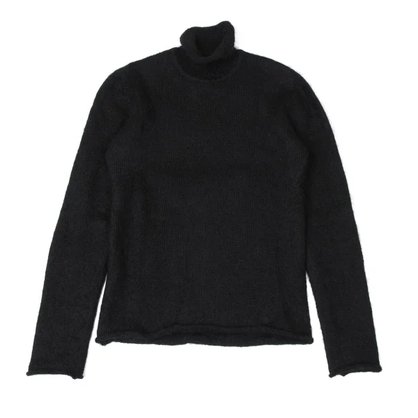 Jean Paul GAULTIER HOMME Wool Blend Turtleneck Knit Black 48 K-165080_001