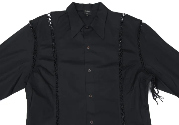 Jean Paul GAULTIER HOMME Cotton Lace-up Design Shirt K-165082_002