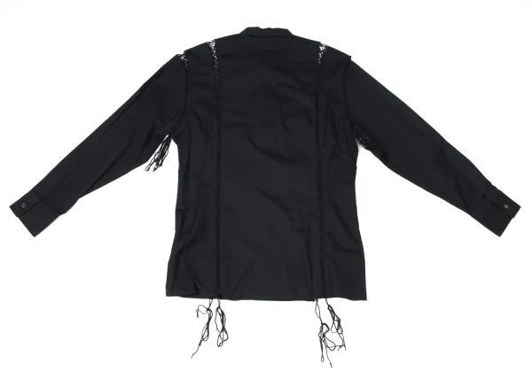Jean Paul GAULTIER HOMME Cotton Lace-up Design Shirt K-165082_014