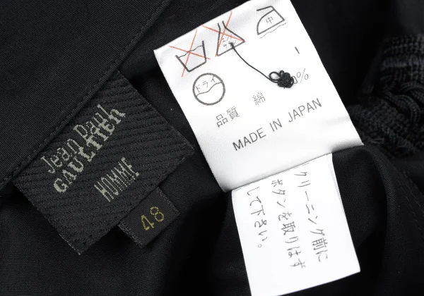 Jean Paul GAULTIER HOMME Cotton Lace-up Design Shirt K-165082_019