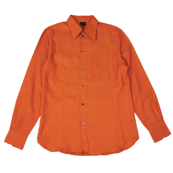 Jean Paul GAULTIER HOMME Cotton Blend Shirt Orange 48 K-165083_001
