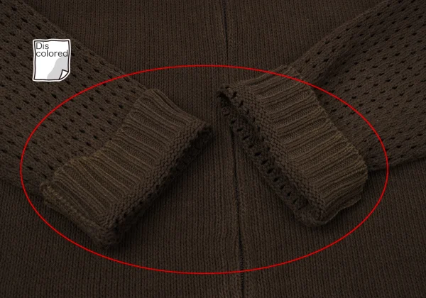 JPG by GAULTIER Cotton Blend Openwork Knitting Sleeve Double Zip Knit K-165085_008
