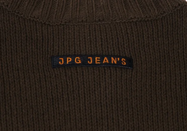 JPG by GAULTIER Cotton Blend Openwork Knitting Sleeve Double Zip Knit K-165085_015