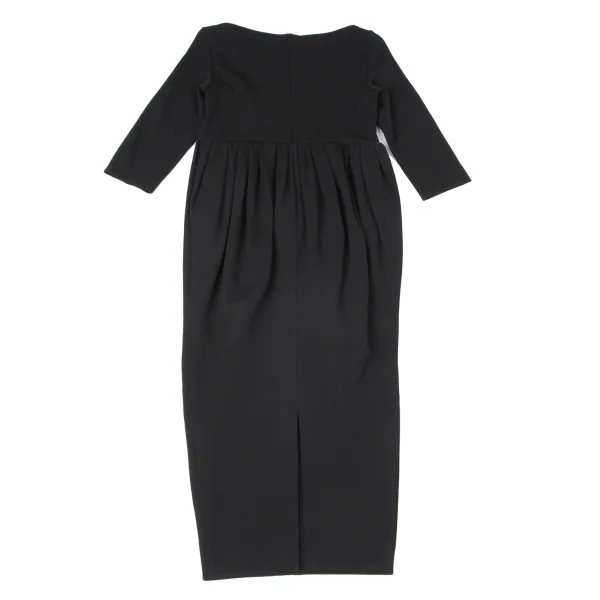 ROMEO GIGLI Nylon Blend Gather Design Dress K-165088_009