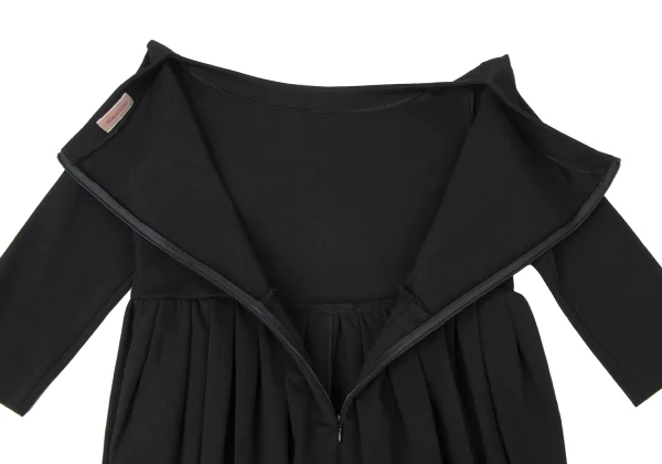 ROMEO GIGLI Nylon Blend Gather Design Dress K-165088_010