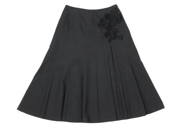 SONIA RYKIEL Floral Patch Pleats Skirt K-165090_002