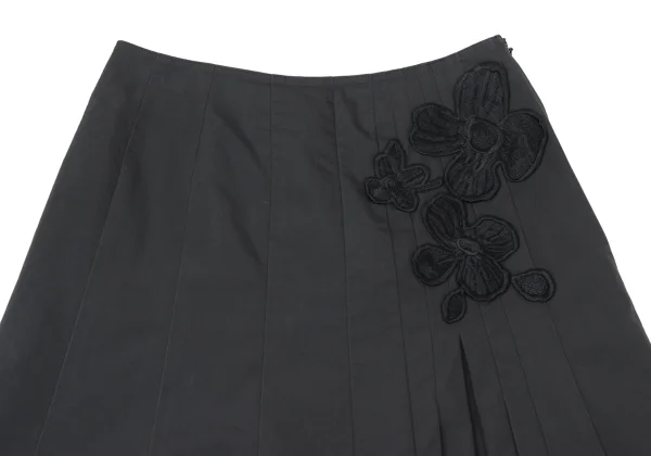SONIA RYKIEL Floral Patch Pleats Skirt K-165090_003