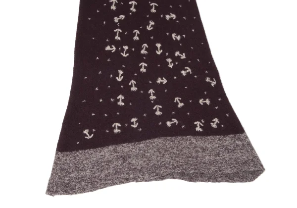 TSUMORI CHISATO Wool Floral Stitch Skirt K-165095_005
