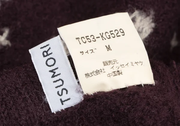 TSUMORI CHISATO Wool Floral Stitch Skirt K-165095_011