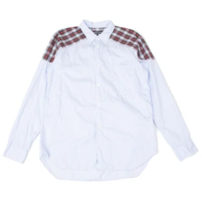 COMME des GARCONS HOMME DEUX York Check Switching Striped Shirt
