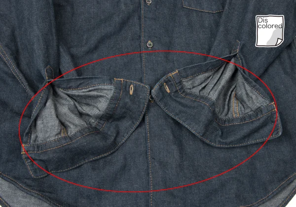 COMME des GARCONS HOMME Check Lining Denim Shirt K-165102_011