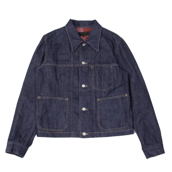 COMME des GARCONS HOMME Cuba Pattern Lining Denim Jacket K-165103_002