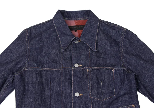 COMME des GARCONS HOMME Cuba Pattern Lining Denim Jacket K-165103_003