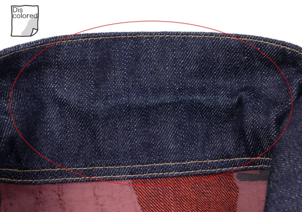 COMME des GARCONS HOMME Cuba Pattern Lining Denim Jacket K-165103_007