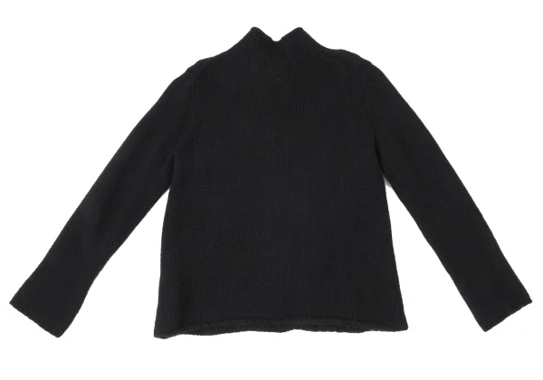 COMME des GARCONS HOMME PLUS Wool Pigment Logo Print Knit Sweater K-165104_009