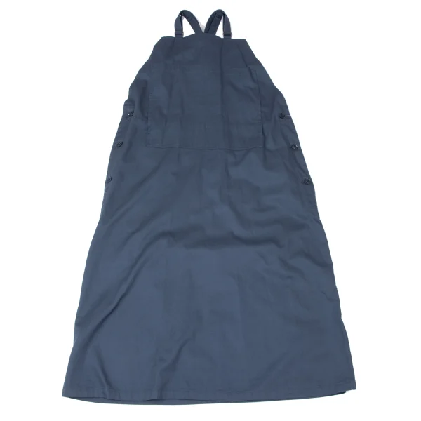 Y's Cotton Twill Front Pocket Overall Dress K-165107_002