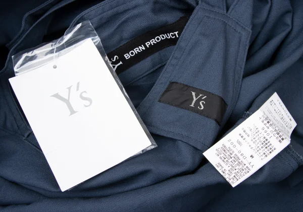 Y's Cotton Twill Front Pocket Overall Dress K-165107_012