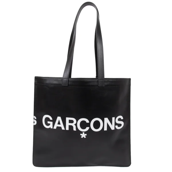 COMME des GARCONS Logo Printed Leather Tote Bag K-165109_004