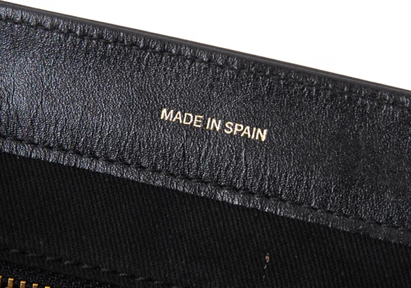 COMME des GARCONS Logo Printed Leather Tote Bag K-165109_011