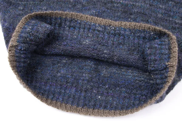 ISSEY MIYAKE MEN Wool Nylon Mixed Color Knit Sweater K-165110_008