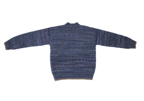 ISSEY MIYAKE MEN Wool Nylon Mixed Color Knit Sweater K-165110_009