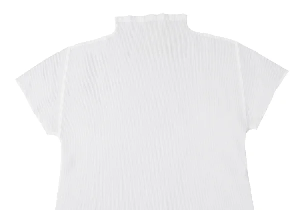 PLEATS PLEASE Pleated High Neck T Shirt K-165112_003