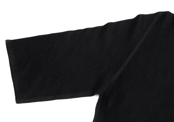 Unbranded Mist Pleated High Neck T-shirt K-165113_004