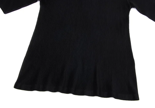 Unbranded Mist Pleated High Neck T-shirt K-165113_005