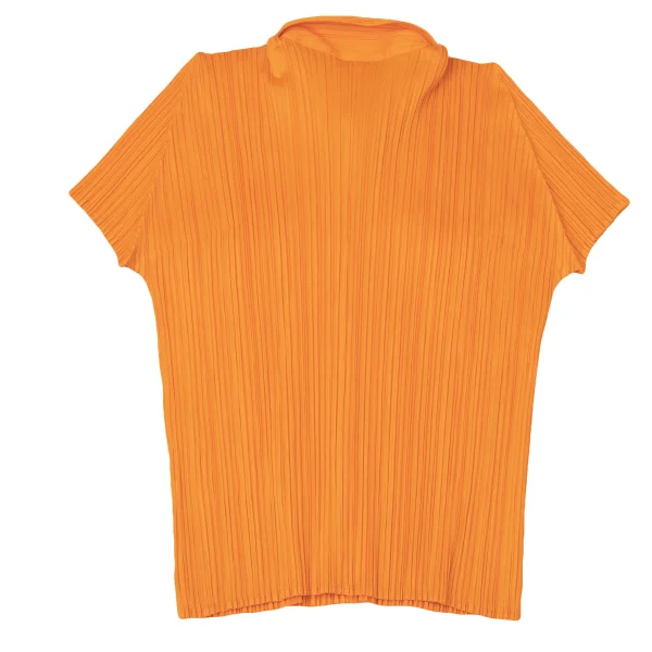 PLEATS PLEASE Neck Button Skipper Polo Shirt K-165120_009