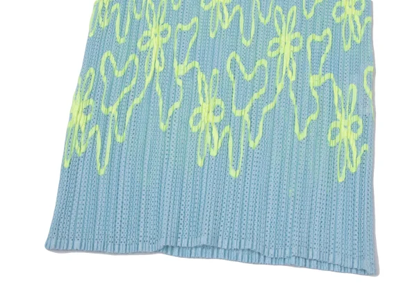 PLEATS PLEASE Neon Taped Mesh Tank Top K-165121_005