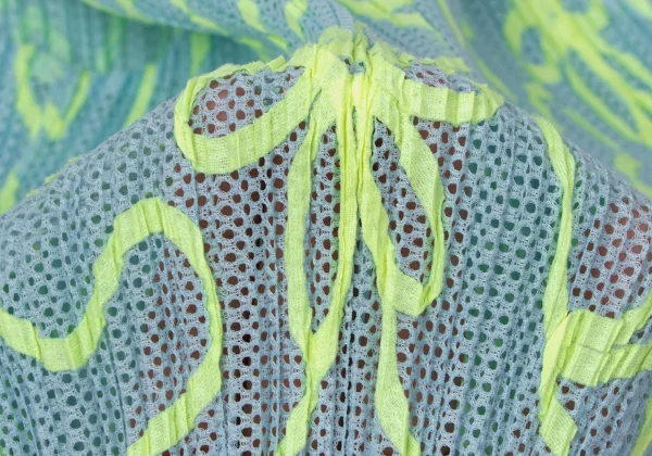 PLEATS PLEASE Neon Taped Mesh Tank Top K-165121_009