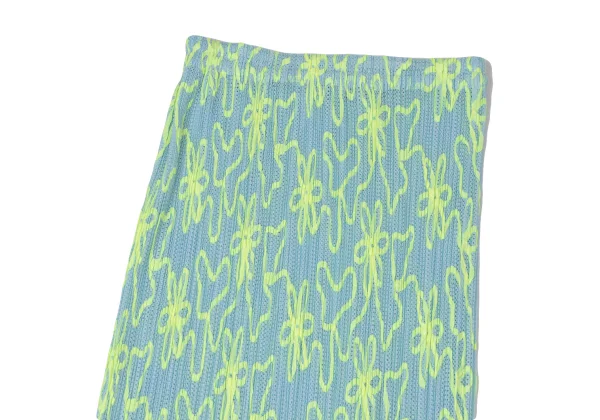 PLEATS PLEASE Neon Taping Mesh Tank Top & Skirt K-165123_011