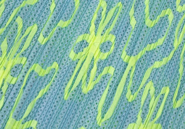 PLEATS PLEASE Neon Taping Mesh Tank Top & Skirt K-165123_016