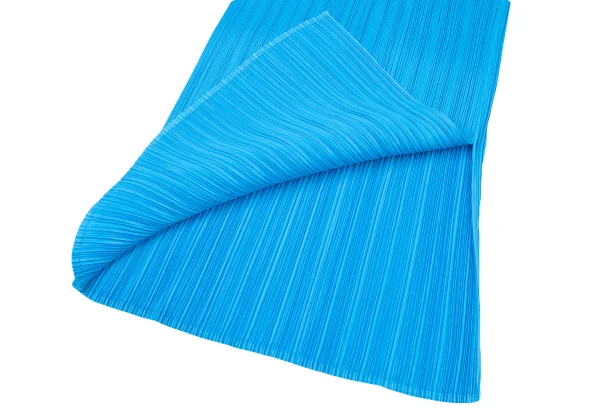 PLEATS PLEASE 水色 プリーツスカート プリーツプリーズPLEATS PLEASE スリットAラインスカート 水色2 (K-165125)