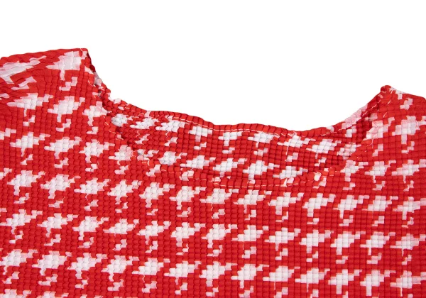 ISSEY MIYAKE PLEATS (T) Stretch Pleated Houndstooth T-shirt K-165126_006