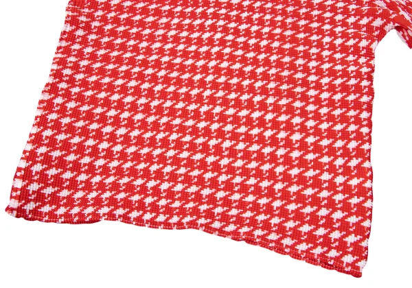 ISSEY MIYAKE PLEATS (T) Stretch Pleated Houndstooth T-shirt K-165126_008