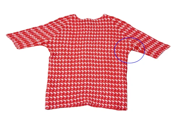 ISSEY MIYAKE PLEATS (T) Stretch Pleated Houndstooth T-shirt K-165126_009