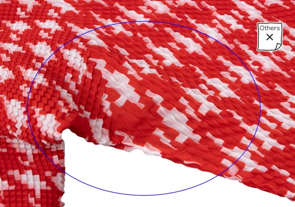 ISSEY MIYAKE PLEATS (T) Stretch Pleated Houndstooth T-shirt K-165126_010