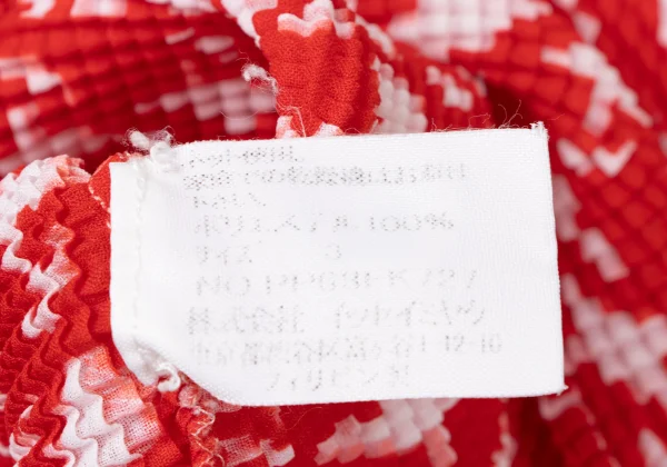 ISSEY MIYAKE PLEATS (T) Stretch Pleated Houndstooth T-shirt K-165126_014