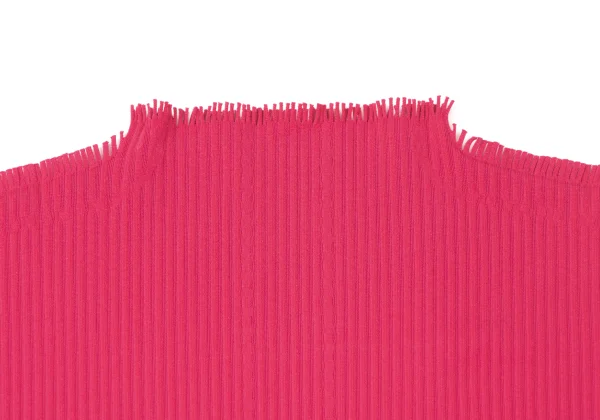 PLEATS PLEASE A-POC Cutting Fringe High Neck T Shirt K-165129_003