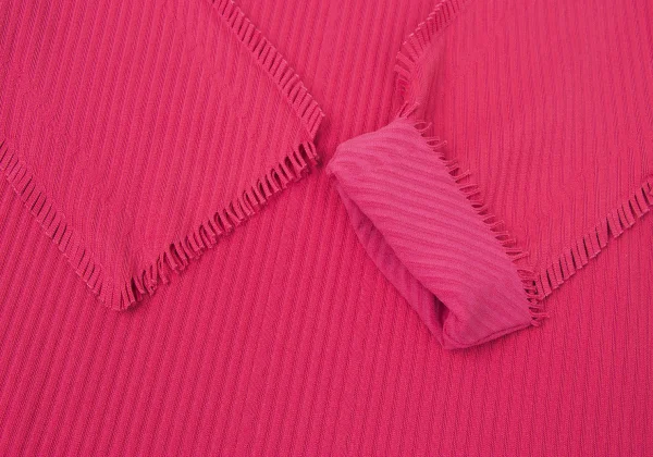 PLEATS PLEASE A-POC Cutting Fringe High Neck T Shirt K-165129_005